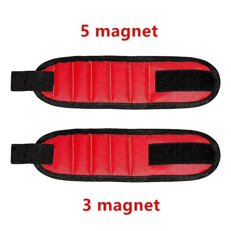 Strong Magnetic Wristband โ Portable Tool Bag for Holding Screws, Nails, Nuts, Bolts, and Drill Bits