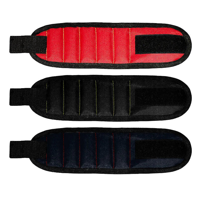 Strong Magnetic Wristband โ Portable Tool Bag for Holding Screws, Nails, Nuts, Bolts, and Drill Bits